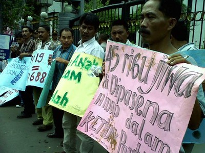 Petambak Dipasena Demo Kemenkeu