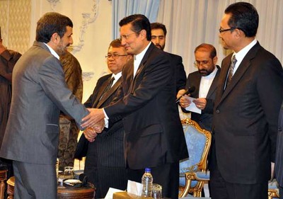 Fedel Muhammad Bertemu Presiden Iran