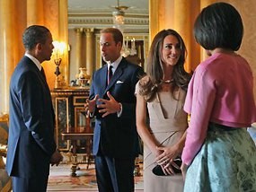 Obama Berkunjung ke Istana Buckingham, Bertemu William & Kate