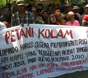 Warga Dampak Lumpur Gagal Bertemu Bupati Sidoarjo