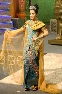 Raden Sirait Kebaya For The World. Jakarta Convention center. Jakarta. [Foto: Mohammad Abduh/Wolipop]