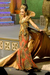 Raden Sirait Kebaya For The World. Jakarta Convention center. Jakarta. [Foto: Mohammad Abduh/Wolipop]