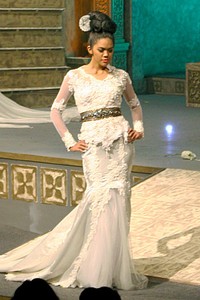 Raden Sirait Kebaya For The World. Jakarta Convention center. Jakarta. [Foto: Mohammad Abduh/Wolipop]