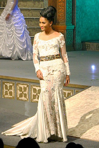 Raden Sirait Kebaya For The World. Jakarta Convention center. Jakarta. [Foto: Mohammad Abduh/Wolipop]