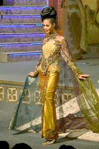 Raden Sirait Kebaya For The World. Jakarta Convention center. Jakarta. [Foto: Mohammad Abduh/Wolipop]
