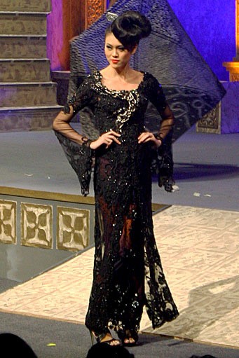 Raden Sirait Kebaya For The World. Jakarta Convention center. Jakarta. [Foto: Mohammad Abduh/Wolipop]