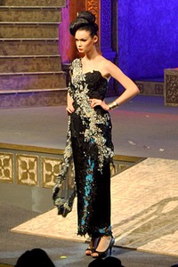 Raden Sirait Kebaya For The World. Jakarta Convention center. Jakarta. [Foto: Mohammad Abduh/Wolipop]