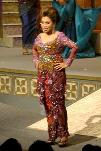 Raden Sirait Kebaya For The World. Jakarta Convention center. Jakarta. [Foto: Mohammad Abduh/Wolipop]