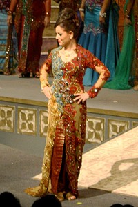 Raden Sirait Kebaya For The World. Jakarta Convention center. Jakarta. [Foto: Mohammad Abduh/Wolipop]