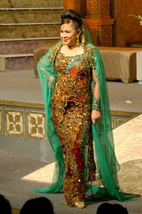 Raden Sirait Kebaya For The World. Jakarta Convention center. Jakarta. [Foto: Mohammad Abduh/Wolipop]
