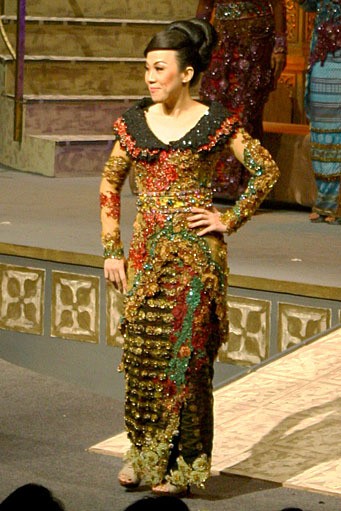 Raden Sirait Kebaya For The World. Jakarta Convention center. Jakarta. [Foto: Mohammad Abduh/Wolipop]