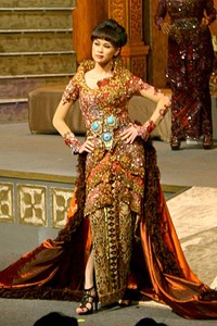 Raden Sirait Kebaya For The World. Jakarta Convention center. Jakarta. [Foto: Mohammad Abduh/Wolipop]