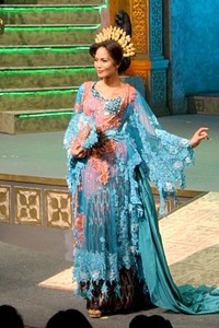 Raden Sirait Kebaya For The World. Jakarta Convention center. Jakarta. [Foto: Mohammad Abduh/Wolipop]