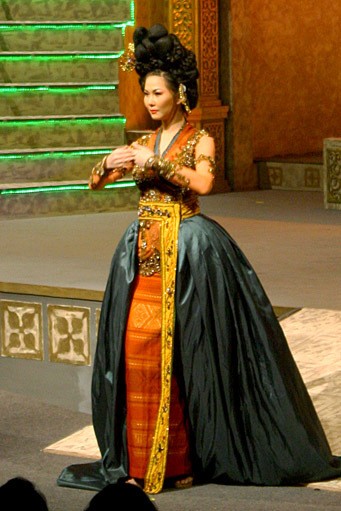 Raden Sirait Kebaya For The World. Jakarta Convention center. Jakarta. [Foto: Mohammad Abduh/Wolipop]