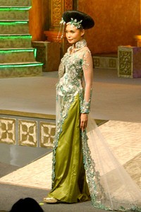 Raden Sirait Kebaya For The World. Jakarta Convention center. Jakarta. [Foto: Mohammad Abduh/Wolipop]