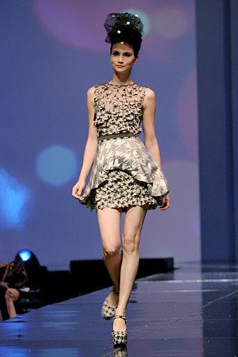 Adesagi Kierana Swanderland. Jakarta Fashion & Food Festival 2011, at Ballroom Hotel Haris. Kalapa Gading. Jakarta. [Foto: Mohammad Abduh/Wolipop]