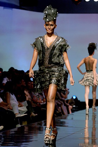 Adesagi Kierana Swanderland. Jakarta Fashion & Food Festival 2011, at Ballroom Hotel Haris. Kalapa Gading. Jakarta. [Foto: Mohammad Abduh/Wolipop]