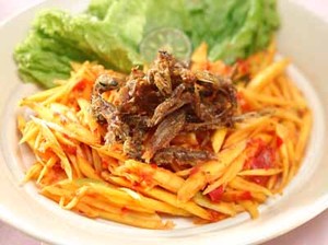 Resep Selada: Selada Teri Mangga