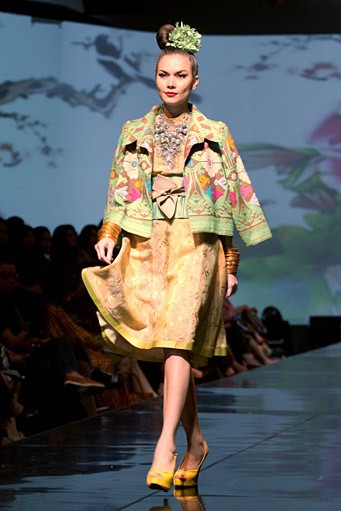 Stephanus Hamy Jambi To Bali. Jakarta Fashion & Food Festival 2011 at Ballroom Hotel Haris. Kalapa Gading. Jakarta. [Foto: Mohammad Abduh/Wolipop]