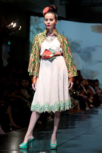 Stephanus Hamy Jambi To Bali. Jakarta Fashion & Food Festival 2011 at Ballroom Hotel Haris. Kalapa Gading. Jakarta. [Foto: Mohammad Abduh/Wolipop]