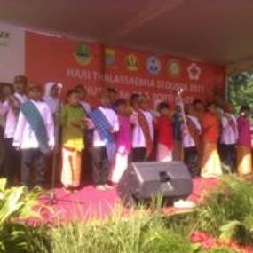 20 Anak Buka Peringatan Hari Thalassaemia se-Dunia di Gedung Sate