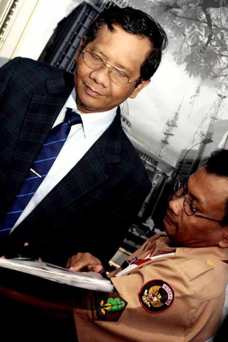 Mahfud MD Tak Mau Tanggapi Blog Nazaruddin