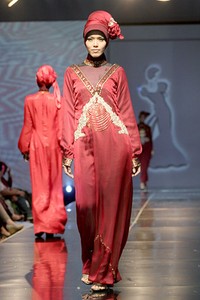 Novia Hertini The Bulqis. Jakarta Fashion & Food Festival 2011 at Ballroom Hotel Harris. Kalapa Gading. Jakarta. [Foto: Mohammad Abduh/Wolipop]