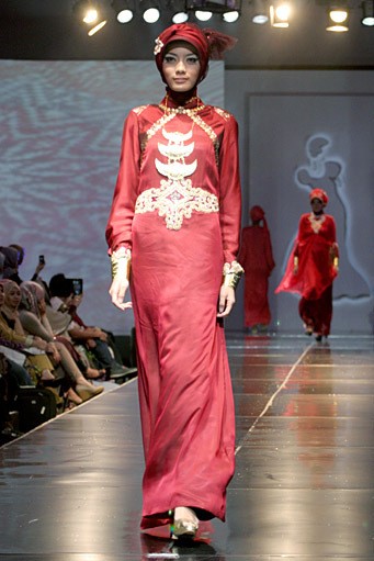 Novia Hertini The Bulqis. Jakarta Fashion & Food Festival 2011 at Ballroom Hotel Harris. Kalapa Gading. Jakarta. [Foto: Mohammad Abduh/Wolipop]