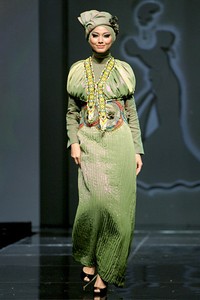 Mysha Soul Bright. Jakarta Fashion & Food Festival 2011 at Ballroom Hotel Haris. Kalapa Gading. Jakarta. [Foto: Mohammad Abduh/Wolipop]