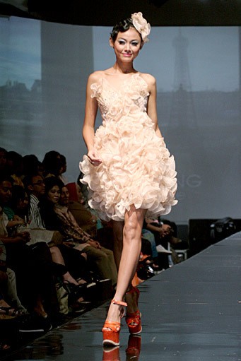 Rebecca Ing Una Mattina di Sole. Jakarta Fashion & Food Festival 2011 at Ballroom Hotel Harris. Kelapa Gading. Jakarta. [Foto: Mohammad Abduh/Wolipop]