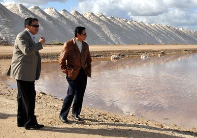 Fadel Kunjungi Tambak Garam di Australia
