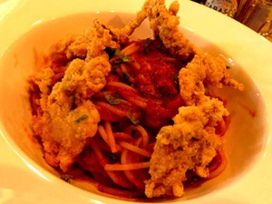 Spaghetti Kepiting Soka di Gio Vanese