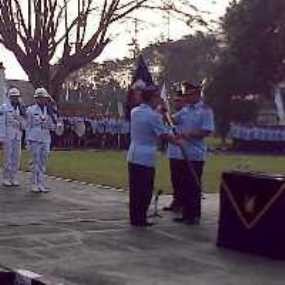 Danlanud Husein Sastranegara Ganti Tongkat Komando