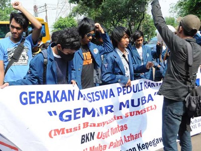 Tolak Pelantikan Camat Muba