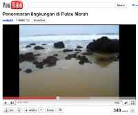 Video Dugaan Pencemaran di Pulau Merah Oleh PT IMN Beredar di YouTube