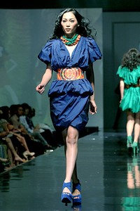 Padmo Gardjito Simplicty of demension. Jakarta Fashion & Food Festival 2011. Ballroom Hotel Harris. Kelapa Gading. Jakarta. [Foto: Mohammad Abduh/Wolipop]