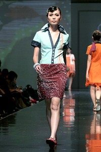 Dina Midiani Simply Irresistible of Tapanuli. Jakarta Fashion & Food Festival 2011 at Ballroom Hotel Harris. Kelapa Gading. Jakarta. [Foto: Mohammad Abduh/Wolipop]