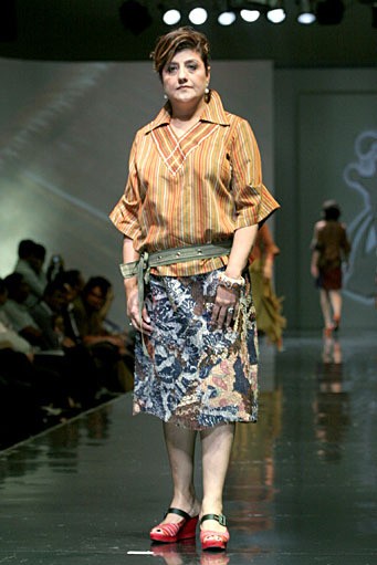 Dina Midiani Simply Irresistible of Tapanuli. Jakarta Fashion & Food Festival 2011 at Ballroom Hotel Harris. Kelapa Gading. Jakarta. [Foto: Mohammad Abduh/Wolipop]