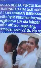 SMS Penculikan Beraroma SARA Goyang Situbondo