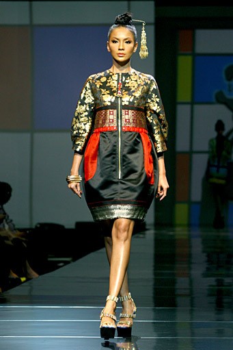 Didi Budiardjo Juxtapose. Jakarta Fashion & Food Festival 2011. Hotel Harris. Kelapa Gading. Jakarta. [Foto: Mohammad Abduh/Wolipop]