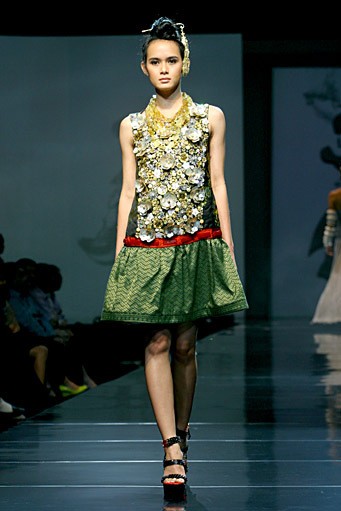 Didi Budiardjo Juxtapose. Jakarta Fashion & Food Festival 2011. Hotel Harris. Kelapa Gading. Jakarta. [Foto: Mohammad Abduh/Wolipop]