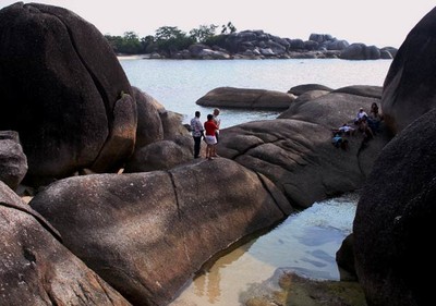 Indahnya Pantai Laskar Pelangi