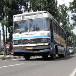 27 Bus DAMRI Diperiksa, 3 Unit Tidak Lulus Uji Emisi