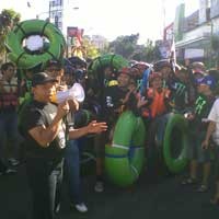 Ayi Lepas Ratusan Kuya ke Cikapundung