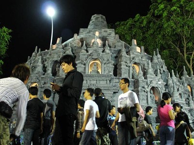 Wow! Ada Candi Borobudur di PRJ