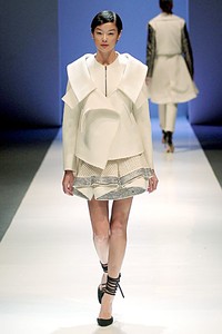 Antonio Berardi. Fall/Winter 2011. London Fashion Week FW 2011. [Photo by Chris McGrath/Getty Images for Audi Fashion Festival]