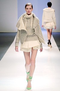 Antonio Berardi. Fall/Winter 2011. London Fashion Week FW 2011. [Photo by Chris McGrath/Getty Images for Audi Fashion Festival]