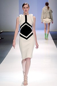 Antonio Berardi. Fall/Winter 2011. London Fashion Week FW 2011. [Photo by Chris McGrath/Getty Images for Audi Fashion Festival]