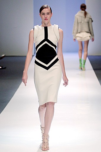 Antonio Berardi. Fall/Winter 2011. London Fashion Week FW 2011. [Photo by Chris McGrath/Getty Images for Audi Fashion Festival]