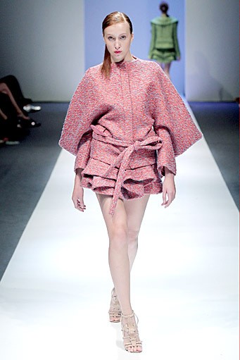 Antonio Berardi. Fall/Winter 2011. London Fashion Week FW 2011. [Photo by Chris McGrath/Getty Images for Audi Fashion Festival]